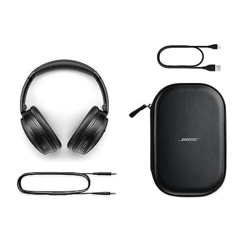 Bose QuietComfort Wireless Bluetooth Headphones - Premium Noise Cancelling Over-Ear Headphones with Mic and USB-C Charging
