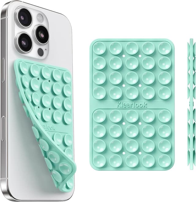 Klearlook Silicone Double-Sided Suction Cup Phone Case Detachable Mount