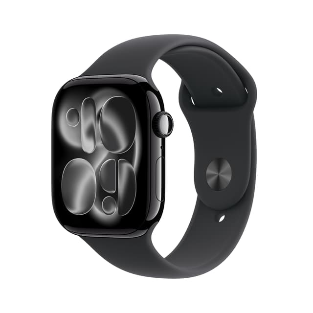 Apple Watch Series 11 GPS 42mm with Space Gray Aluminum Case and Black Sport Band